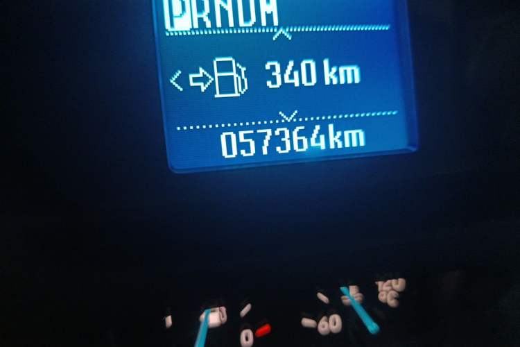 Used Ford Transit  Odometer Close Up