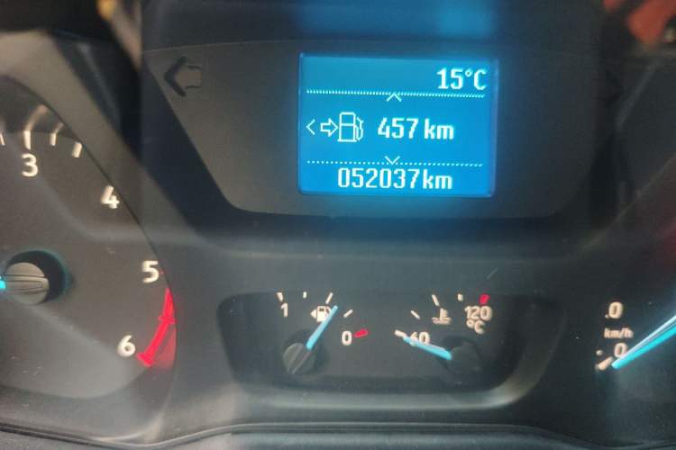 Used Ford Transit  Odometer Close Up