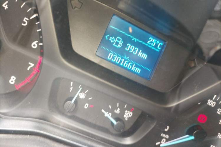 Used Ford Transit  Odometer Close Up