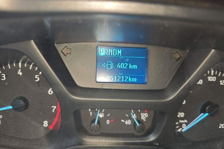 Used Ford Transit  Odometer Close Up