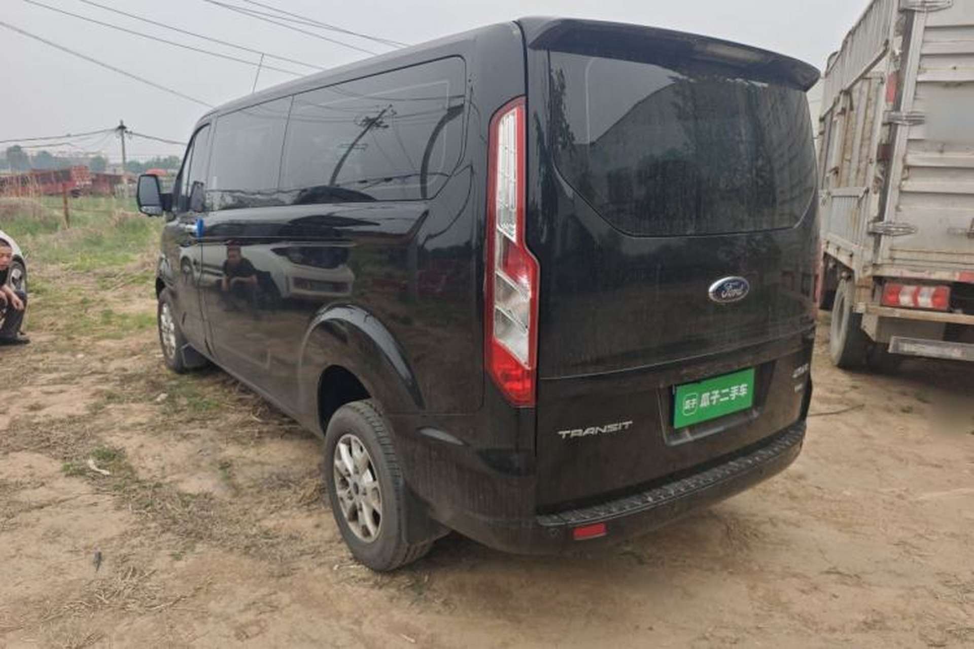 Used Ford Transit 2022 2.0T Gasoline Automatic Multi-Function Commercial Vehicle Mid-axle Low-Roof Lift-Up Tailgate China VI Standard Rear Left 45 Deg