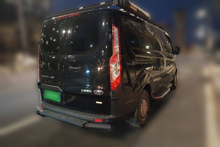 Used Ford Transit 2022 2.0T Gasoline Automatic Multi-Function Commercial Vehicle Mid-axle Low-Roof Design with Dual Rear Doors Meeting China VI Emission Standards Rear Right 45 Deg
