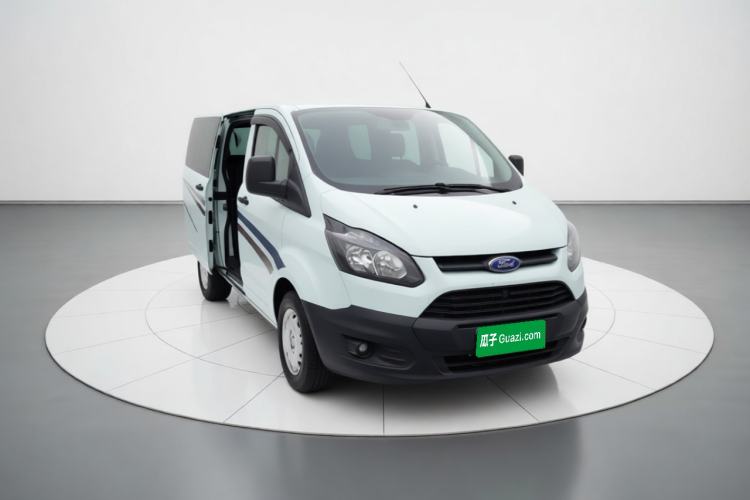 Used Ford Transit 2022 2.0T Gasoline Automatic Multi-Function Commercial Vehicle Mid-axle Low-Roof Design with Dual Rear Doors Meeting China VI Emission Standards Front Right 45 Deg