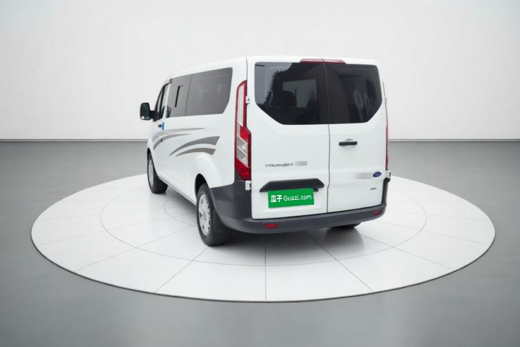 Used Ford Transit 2022 2.0T Gasoline Automatic Multi-Function Commercial Vehicle Mid-axle Low-Roof Design with Dual Rear Doors Meeting China VI Emission Standards Rear Left 45 Deg
