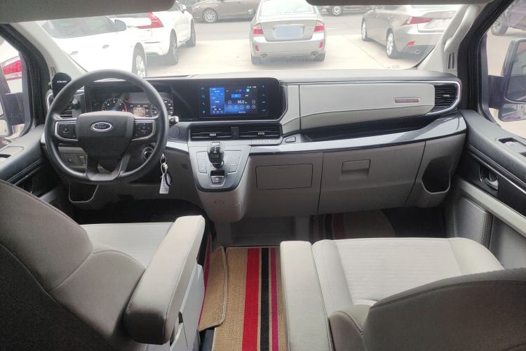Used Ford Transit 2023 2.0T Diesel Automatic Commercial & Travel Version Mid-axle Low-roof Design 7/8/9-Seater Center Console