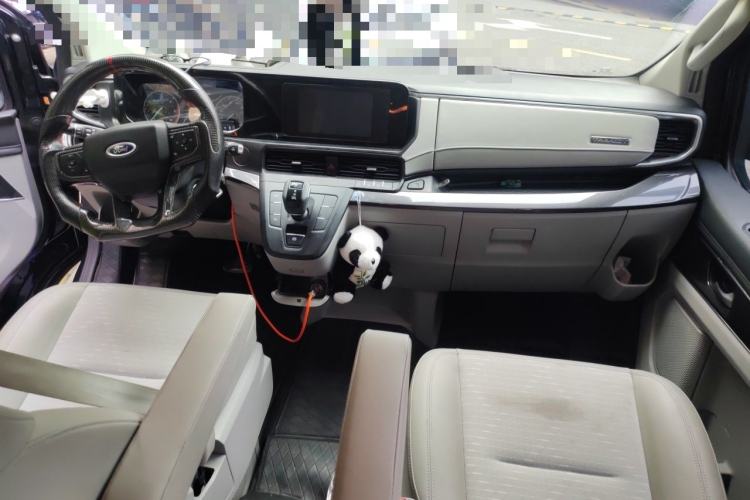 Used Ford Transit 2023 2.0T Diesel Automatic Commercial & Travel Version Mid-axle Low-roof Design 7/8/9-Seater Center Console