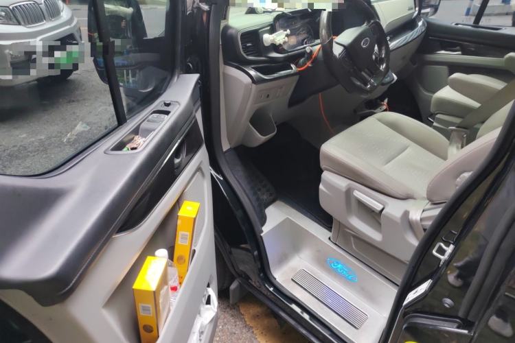 Used Ford Transit 2023 2.0T Diesel Automatic Commercial & Travel Version Mid-axle Low-roof Design 7/8/9-Seater Driver Seat