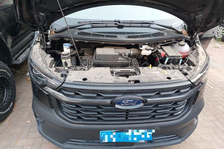 Used Ford Transit 2023 2.0T Diesel Manual Multifunction Commercial Vehicle Mid-axle Mid-roof 5/6 Seats Engine Bay