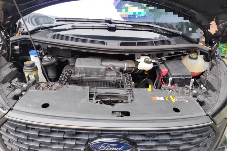 Used Ford Transit 2023 2.0T Diesel Automatic Commercial & Travel Version Mid-axle Low-roof Design 7/8/9-Seater Engine Bay