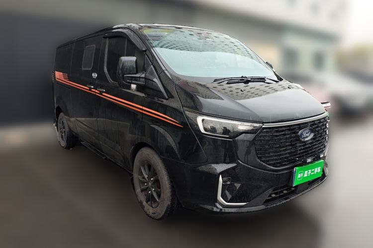 Used Ford Transit 2023 2.0T Diesel Automatic Commercial & Travel Version Mid-axle Low-roof Design 7/8/9-Seater Front Right 45 Deg