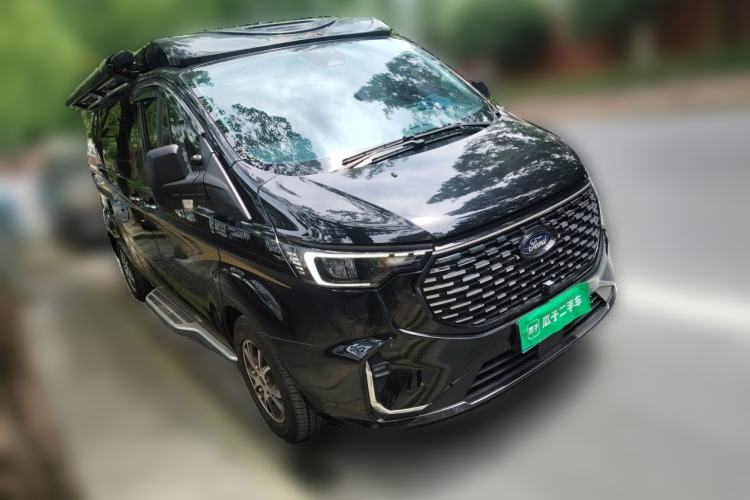 Used Ford Transit 2023 2.0T Gasoline Automatic Business & Travel Model Mid-axle Low-roof Design 7/8/9-Seater Front Right 45 Deg