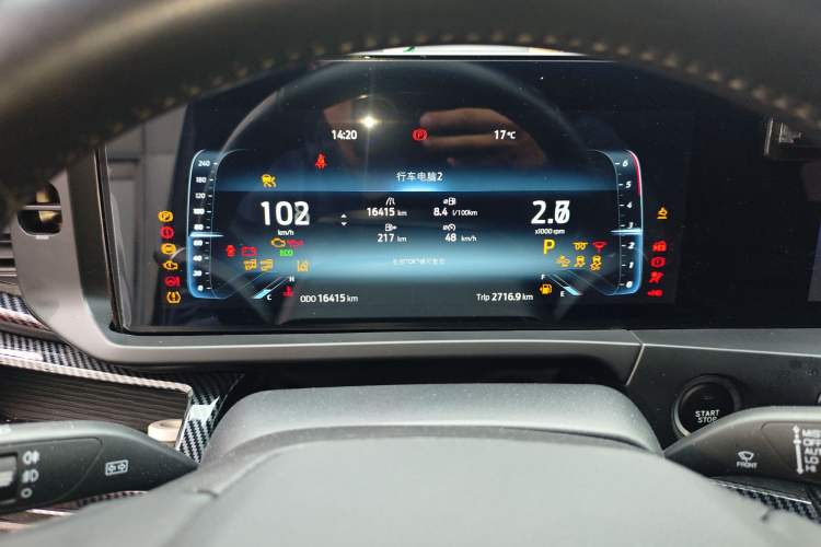 Used Ford Transit 2023 2.0T Diesel Automatic Commercial & Travel Version Mid-axle Low-roof Design 7/8/9-Seater Instrument Cluster
