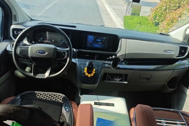 Used Ford Transit 2023 2.0T Diesel Automatic Commercial & Travel Version Mid-axle Low-roof Design 7/8/9-Seater Interior 2