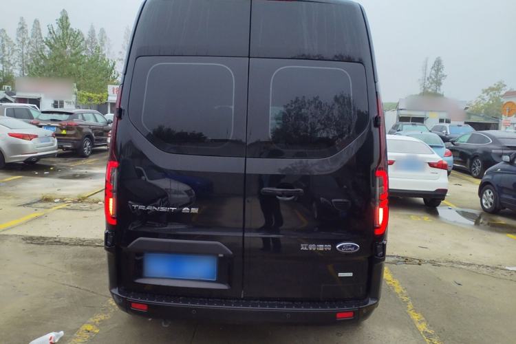 Used Ford Transit 2023 2.0T Gasoline Automatic Business & Travel Model Mid-axle Medium Roof 7/8/9-Seater Rear