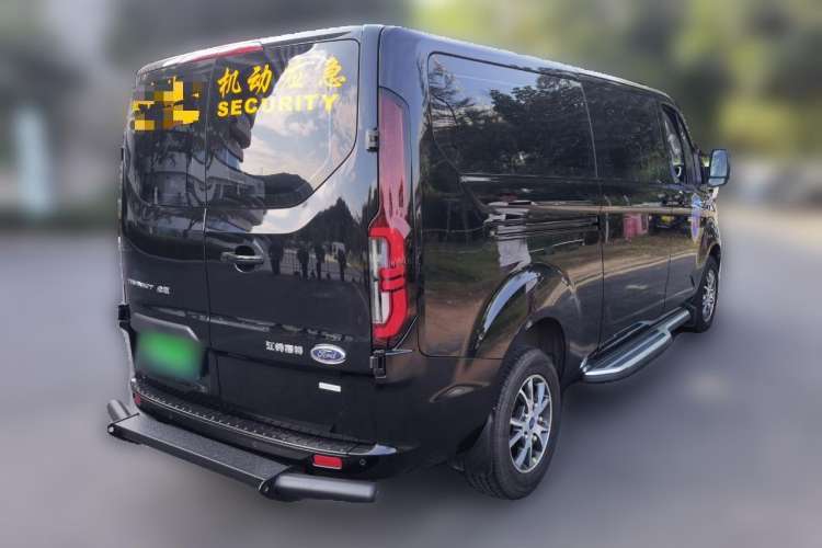 Used Ford Transit 2023 2.0T Gasoline Automatic Business & Travel Model Mid-axle Low-roof Design 7/8/9-Seater Rear Right 45 Deg
