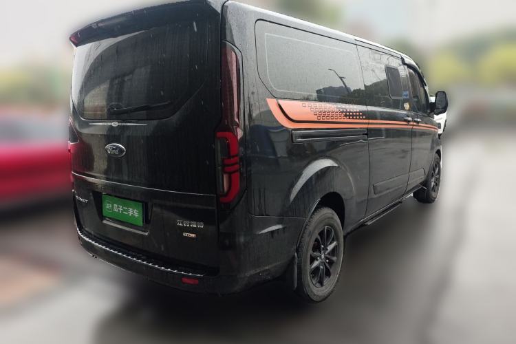 Used Ford Transit 2023 2.0T Diesel Automatic Commercial & Travel Version Mid-axle Low-roof Design 7/8/9-Seater Rear Right 45 Deg