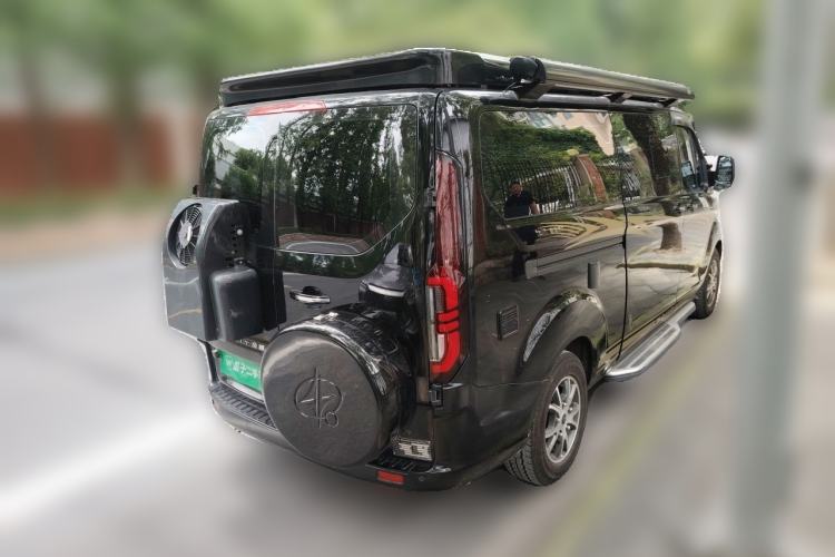 Used Ford Transit 2023 2.0T Gasoline Automatic Business & Travel Model Mid-axle Low-roof Design 7/8/9-Seater Rear Right 45 Deg