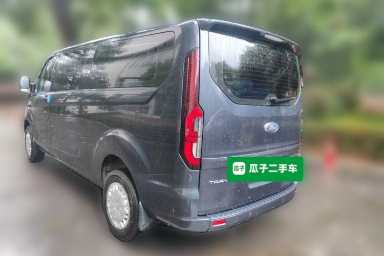 Used Ford Transit 2023 2.0T Gasoline Automatic Business & Travel Model Mid-axle Low-roof Design 7/8/9-Seater Rear Left 45 Deg