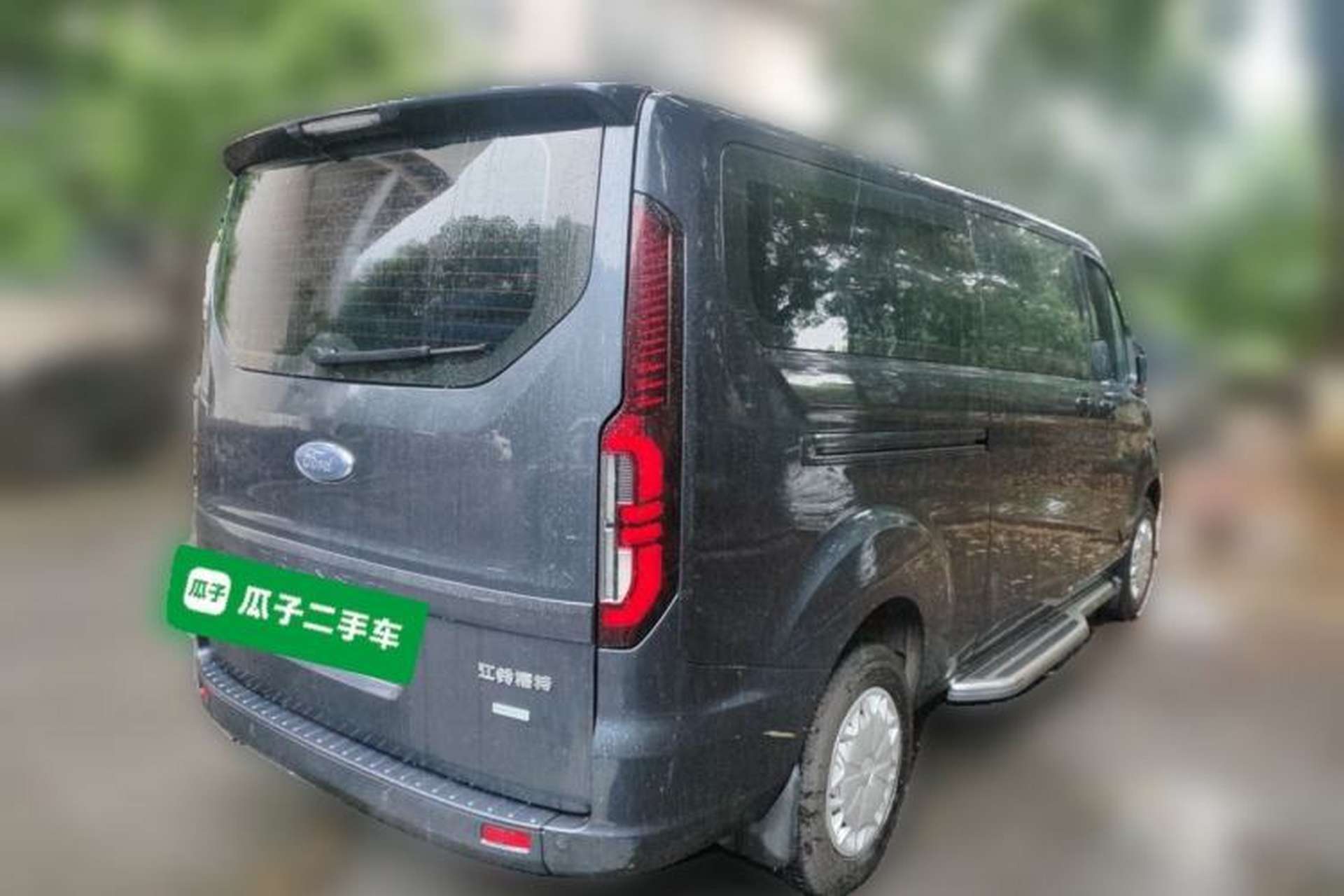 Used Ford Transit 2023 2.0T Gasoline Automatic Business & Travel Model Mid-axle Low-roof Design 7/8/9-Seater Rear Right 45 Deg