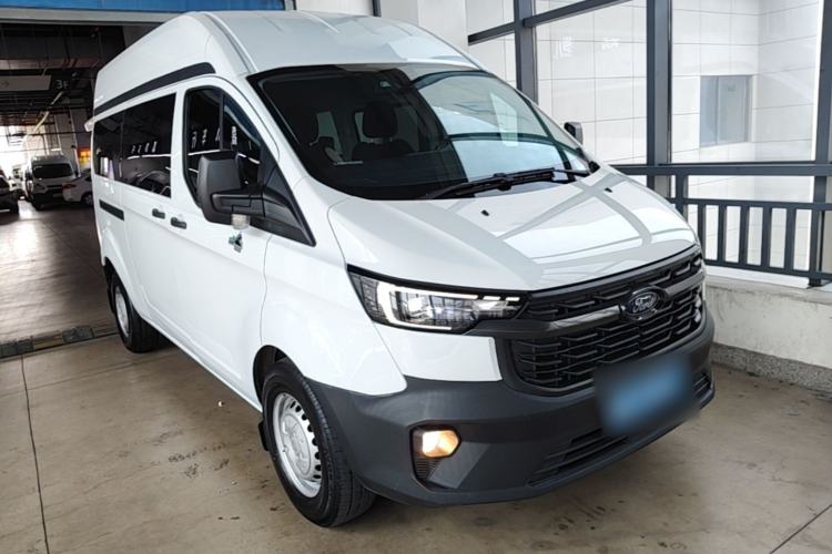 Used Ford Transit 2023 2.0T Diesel Manual Multifunction Commercial Vehicle Mid-axle Mid-roof 5/6 Seats Front Right 45 Deg