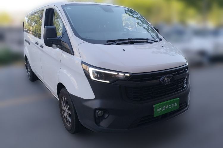 Used Ford Transit 2023 2.0T Gasoline Automatic Multi-Purpose Commercial Vehicle Mid-Drive Low-Roof Design 5/6 Seats Front Right 45 Deg