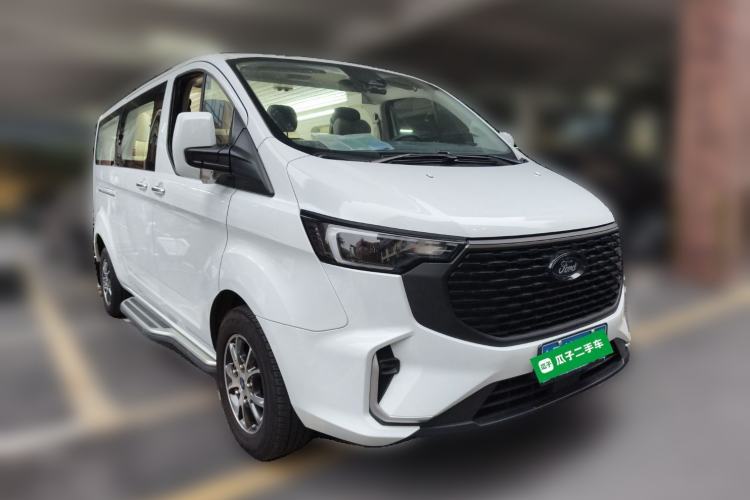 Used Ford Transit 2023 2.0T Gasoline Automatic Business & Travel Model Mid-axle Low-roof Design 7/8/9-Seater Front Right 45 Deg