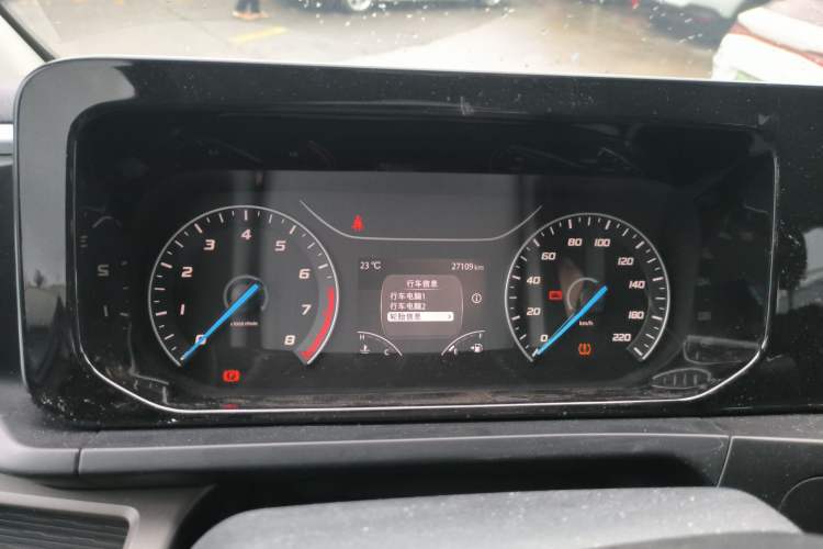 Used Ford Transit 2023 2.0T Gasoline Manual Multifunction Commercial Vehicle Short Wheelbase Low Roof 5/6 Seats Instrument Cluster