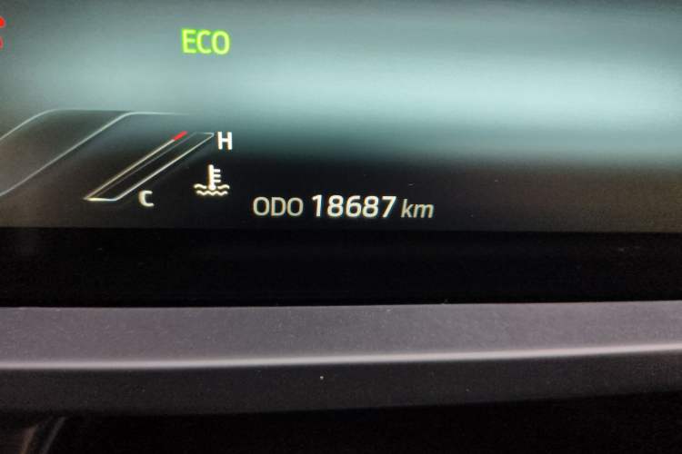 Used Ford Transit 2023 2.0T Gasoline Automatic Business & Travel Model Mid-axle Low-roof Design 7/8/9-Seater Odometer Close Up