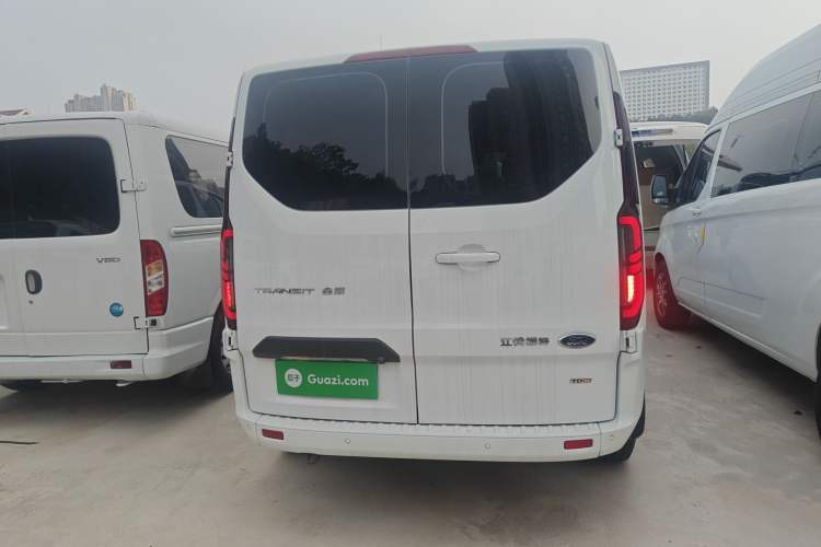Used Ford Transit 2023 2.0T Diesel Automatic Commercial & Travel Version Mid-axle Low-roof Design 7/8/9-Seater Rear