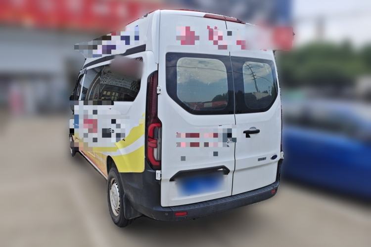 Used Ford Transit 2023 2.0T Diesel Manual Multifunction Commercial Vehicle Mid-axle Mid-roof 5/6 Seats Rear Left 45 Deg