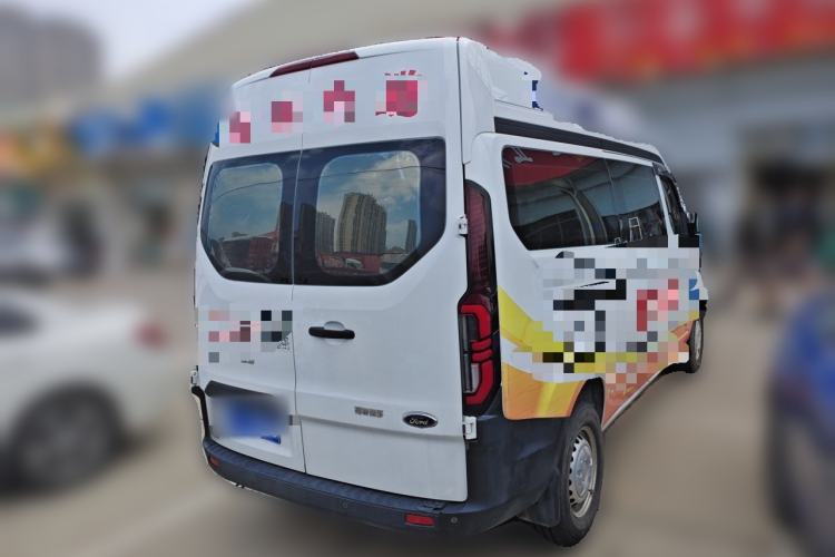 Used Ford Transit 2023 2.0T Diesel Manual Multifunction Commercial Vehicle Mid-axle Mid-roof 5/6 Seats Rear Right 45 Deg