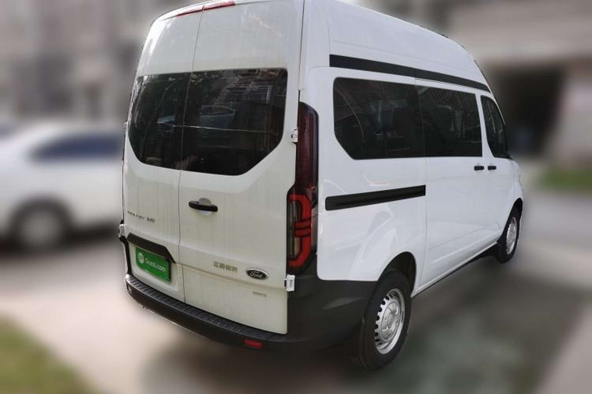 Used Ford Transit 2023 2.0T Gasoline Automatic Multi-Function Commercial Vehicle Short Wheelbase Mid-Roof Design 5/6 Seats Rear Right 45 Deg