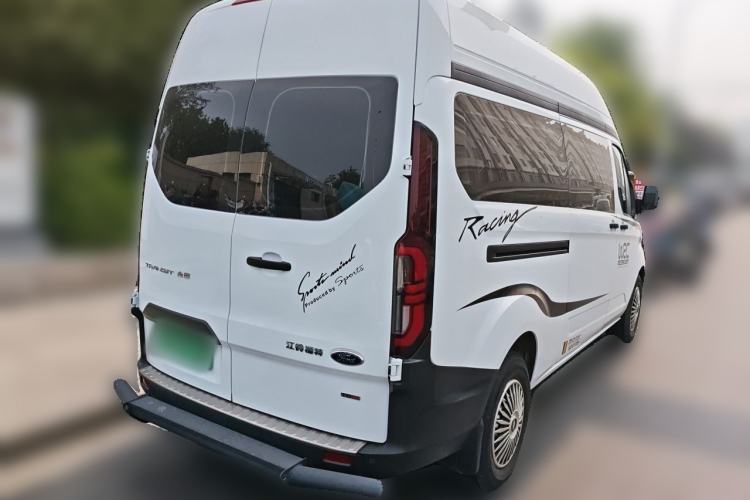 Used Ford Transit 2023 2.0T Diesel Manual Multifunction Commercial Vehicle Mid-axle Mid-roof 5/6 Seats Rear Right 45 Deg