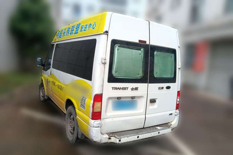 Used Ford Transit Custom 2009 2.4T Diesel Standard Version Short Wheelbase Mid-Roof China Stage III Rear Left 45 Deg