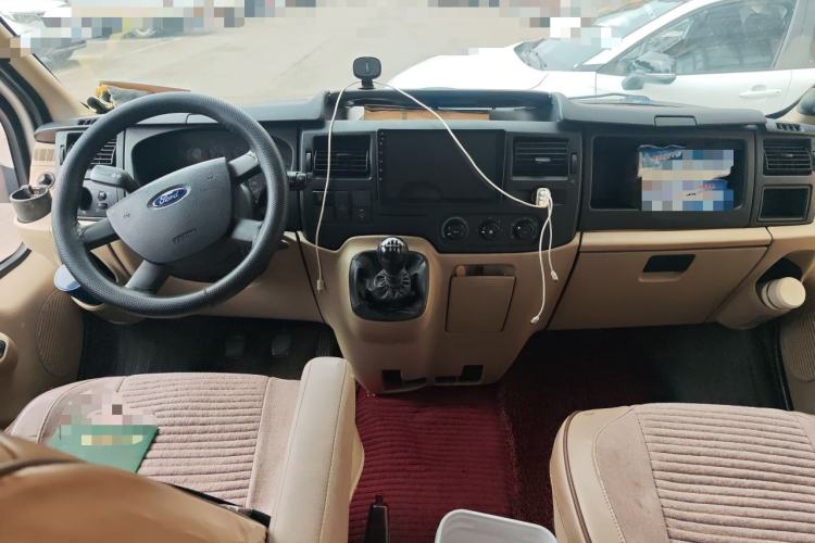 Used Ford Transit Custom 2013 2.4T Diesel Economical Long-Wheelbase Mid-Roof China IV Standard Center Console