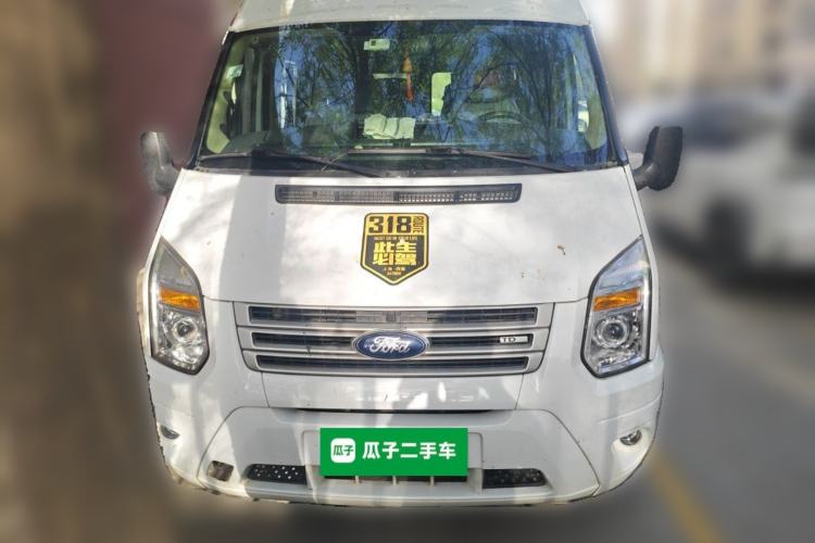 Used Ford Transit Custom 2013 2.4T Diesel Economical Logistics Vehicle Short Wheelbase Mid-Roof China III Standard Exterior 1