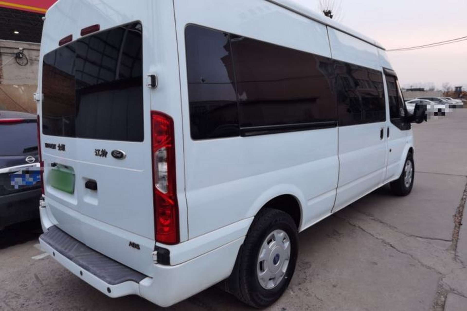Used Ford Transit Custom 2013 2.4T Diesel Economy Long-Wheelbase Mid-Roof Emission Standard III Rear Right 45 Deg