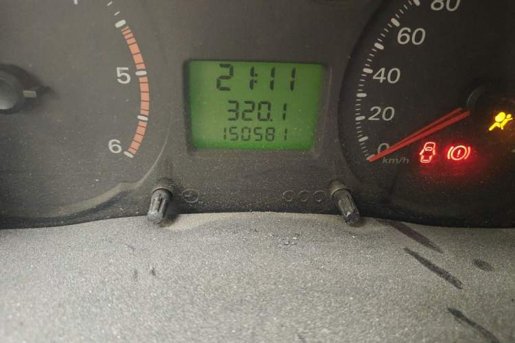 Used Ford Transit Custom  Odometer Close Up