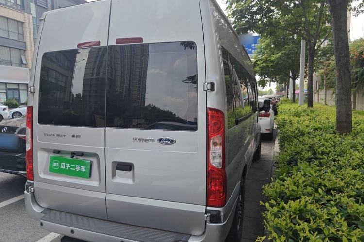Used Ford Transit Custom 2019 2.2T Mid-Size Long Wheelbase Mid-Roof 6-Seater China VI Rear Right 45 Deg