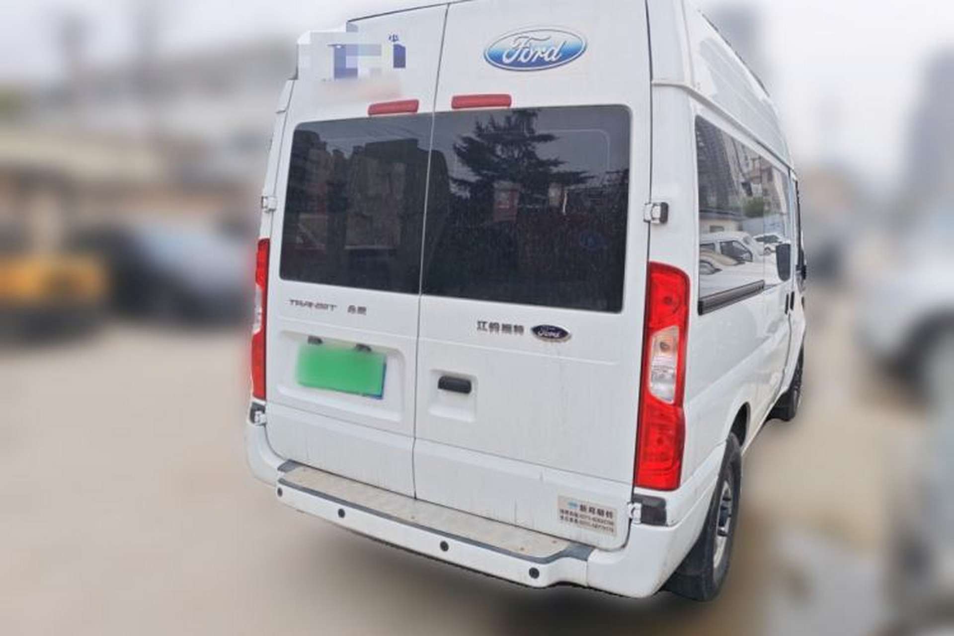 Used Ford Transit Custom 2019 2.2T Multi-Function Short Wheelbase Mid-Roof 6-Seater China VI Rear Right 45 Deg