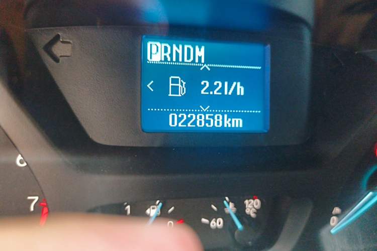 Used Ford Transit Custom  Odometer Close Up