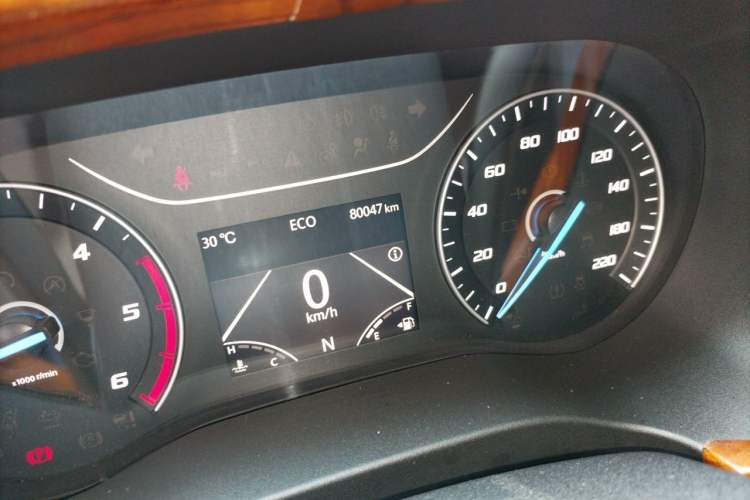 Used Ford Transit Custom  Odometer Close Up