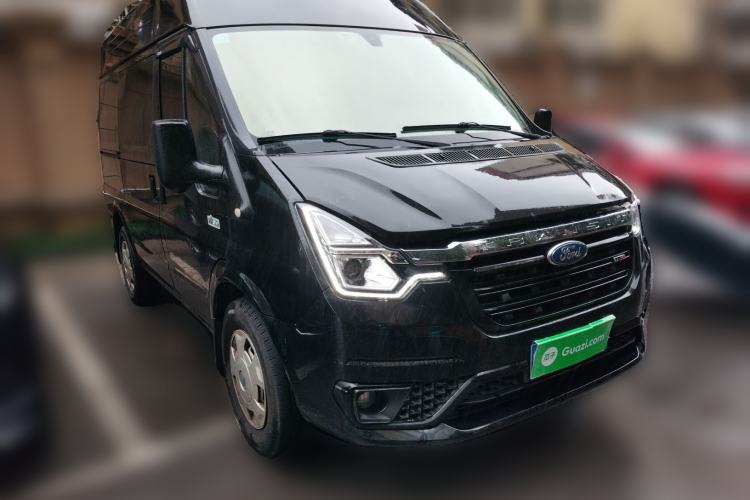 Used Ford Transit Custom 2021 2.2T Automatic Logistics Vehicle Pro Short Wheelbase 6-Seater Mid-Roof China VI Standard Front Right 45 Deg