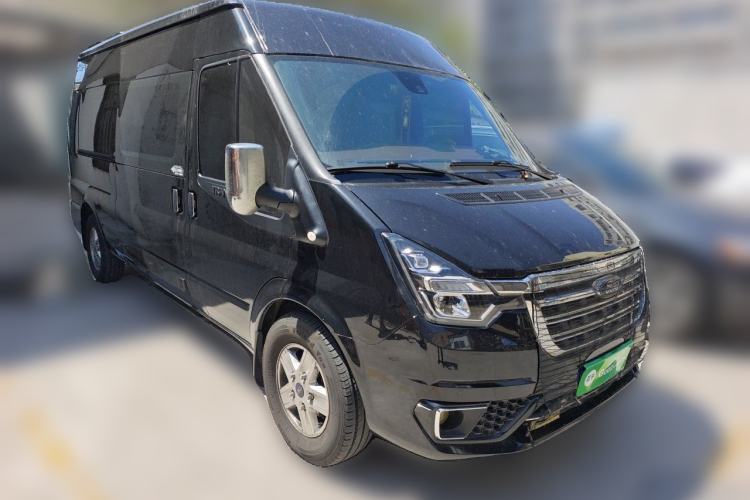 Used Ford Transit Custom 2021 2.2T (Package) Automatic Luxury Coach Pro Long Wheelbase with Mechanical Steps 9-Seater Mid-Roof China VI Standard Front Right 45 Deg