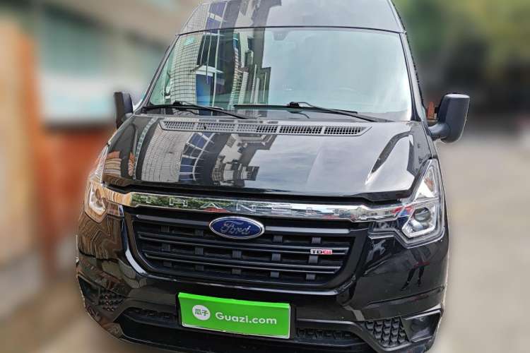 Used Ford Transit Custom 2021 2.2T Manual Logistics Vehicle Pro Short Wheelbase 6-Seater Mid-Roof China VI Standard Front