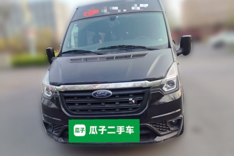 Used Ford Transit Custom 2021 2.2T Automatic Logistics Vehicle Pro Long Wheelbase 7 Seats Mid-Roof China VI Standard Front