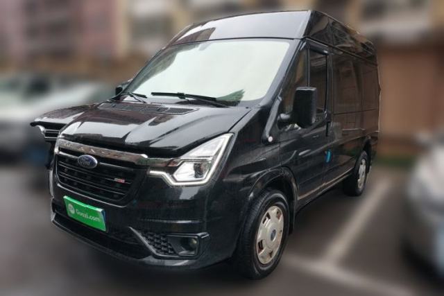 Used Ford Transit Custom 2021 2.2T Automatic Logistics Vehicle Pro Short Wheelbase 6-Seater Mid-Roof China VI Standard