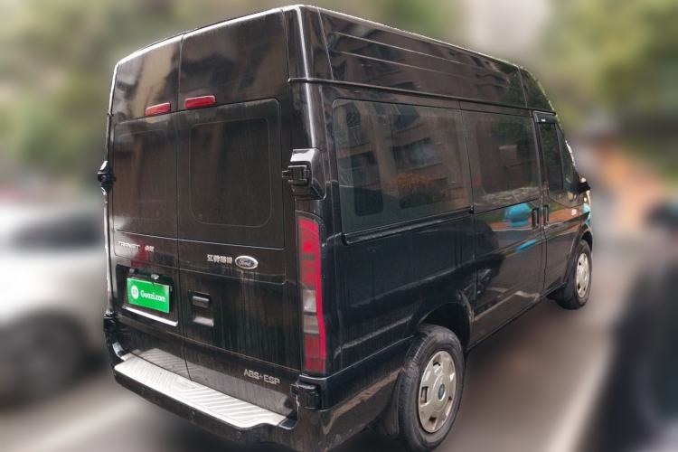 Used Ford Transit Custom 2021 2.2T Automatic Logistics Vehicle Pro Short Wheelbase 6-Seater Mid-Roof China VI Standard Rear Right 45 Deg