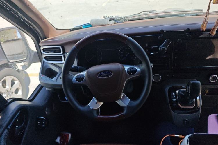 Used Ford Transit Custom 2021 2.2T (Package) Automatic Luxury Coach Pro Long Wheelbase with Mechanical Steps 9-Seater Mid-Roof China VI Standard Steering Wheel