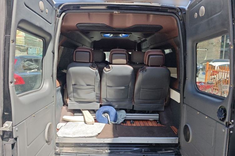 Used Ford Transit Custom 2021 2.2T (Package) Automatic Luxury Coach Pro Long Wheelbase with Mechanical Steps 9-Seater Mid-Roof China VI Standard Trunk